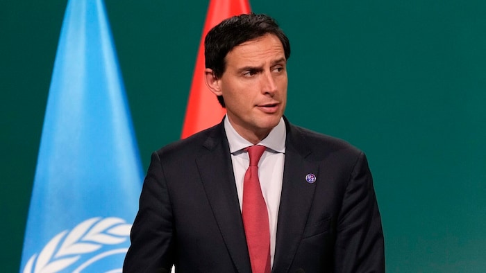 EU-Klimakommissar Wopke Hoekstra beim Weltklimagipfel in Belém