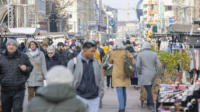 Die Favoritenstraße in Wien