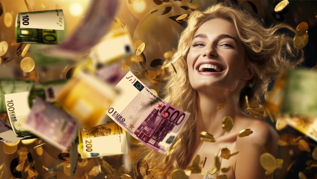 Every week, tens of millions of people dream of winning millions of euros in "EuroMillions". (Bild: stock.adobe.com, Krone KREATIV)