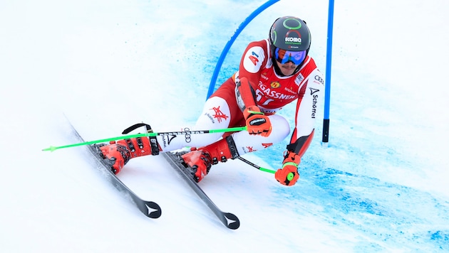 Noel Zwischenbrugger überraschte im Vorjahr in Val d‘Isere, als er in seinem ersten Weltcuprennen auf Anhieb 13. wurde. (Bild: GEPA pictures)