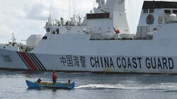 Ein Schiff der chinesischen Küstenwache im Südchinesischen Meer  (Bild: AFP)