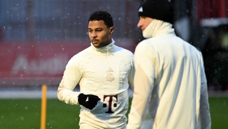 Serge Gnabry verletzte sich im Dezember gegen Frankfurt. (Bild: APA/AFP/LUKAS BARTH)