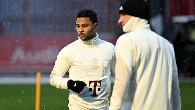 Serge Gnabry verletzte sich im Spiel gegen Frankfurt. (Bild: APA/AFP/LUKAS BARTH)