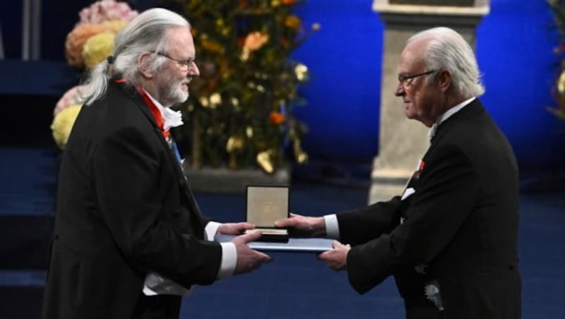 Der Literatur-Nobelpreis ging an den Norweger und Wahlösterreicher Jon Fosse. (Bild: P/Claudio Bresciani/TT via AP)