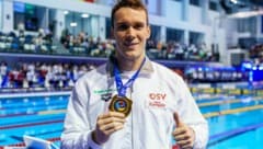 Bernhard Reitshammer jubelt über EM-Gold für Österreich! (Bild: GEPA pictures)