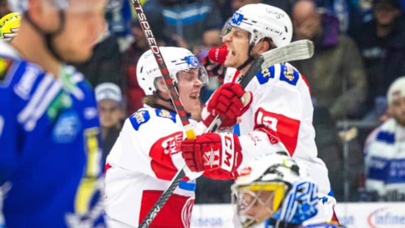 KAC-Youngster Finn van Ee war das zwischenzeitliche 1:1 gelungen. (Bild: GEPA pictures)