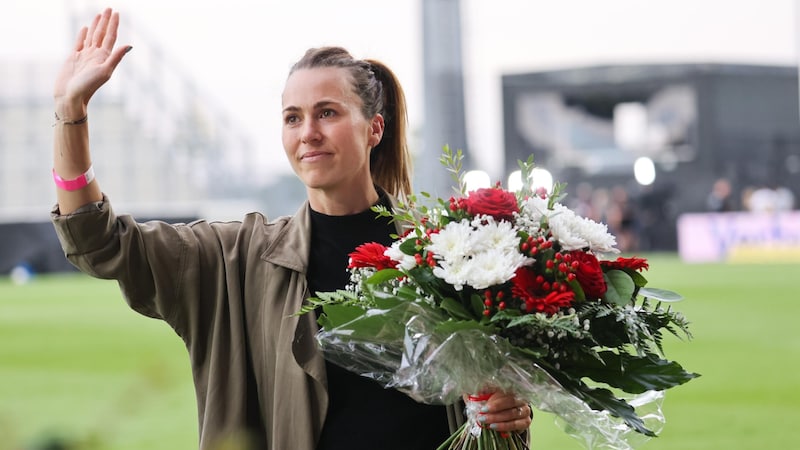 Nach der EM 2022 gab Viktoria Schnaderbeck ihr Karriereende bekannt.  (Bild: GEPA)