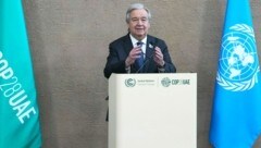 UNO-Generalsekretär Antonio Guterres warnt vor einer Klima-Katastrophe. (Bild: AP)