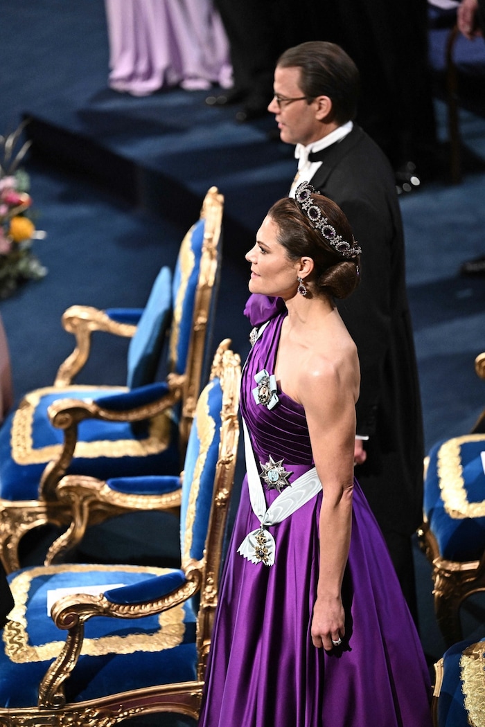 Die Kronprinzessin begeisterte mit ihren trainierten Schultern und Armen.