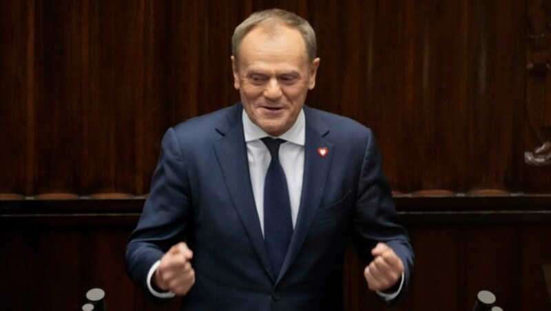 Der neue polnische Ministerpräsident Donald Tusk will die von der Vorgängerregierung vereinnahmten öffentlich-rechtlichen Medien reformieren.  (Bild: Associated Press)