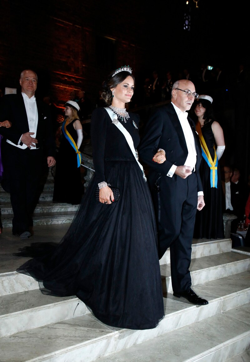 In dem klassischen schwarzen Kleid war Sofia Inbegriff von Eleganz. (Bild: www.viennareport.at)