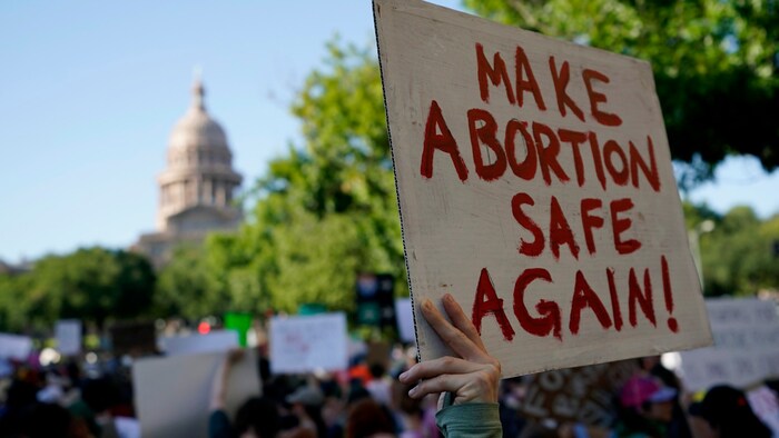 Protest for the right to abortion in Texas