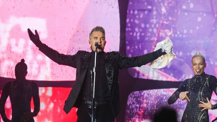 Mit 50 Jahren Entertainer durch und durch - Robbie Williams rockte Schladming.