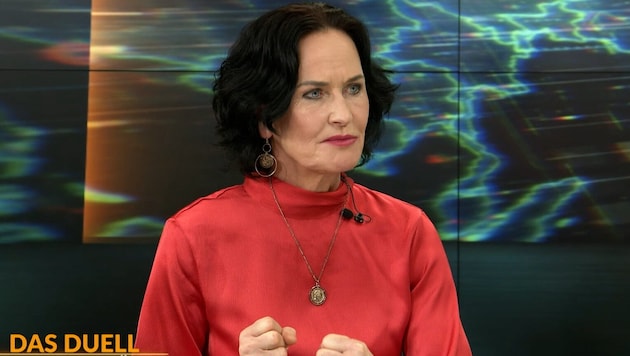 Was spotted on the ORF Küniglberg and will be there: former Green Party leader Eva Glawischnig. (Bild: krone.tv )