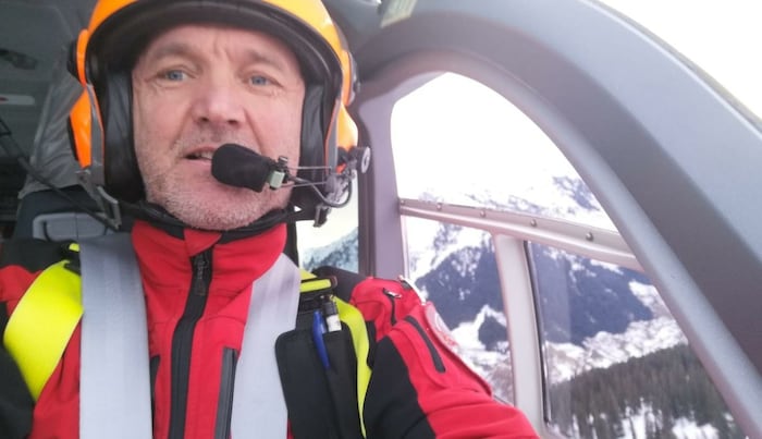 Flugretter Conny Naschberger und seine Kollegen erlebten ein Weihnachtswunder im negativen Sinn.
