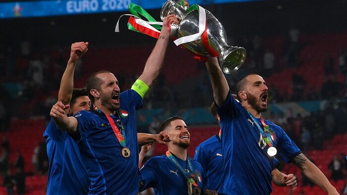 Italien-Legende und Europameister Giorgio Chiellini (li.) beendet seine Karriere.