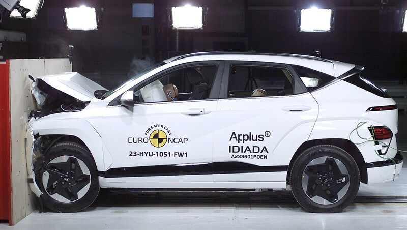 Der Hyundai Kona erzielte knapp vier Sterne. (Bild: Euro NCAP)