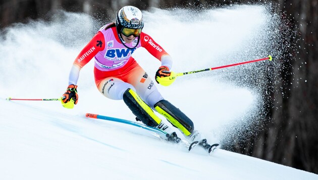 Wendy Holdener fällt monatelang aus. (Bild: GEPA pictures)