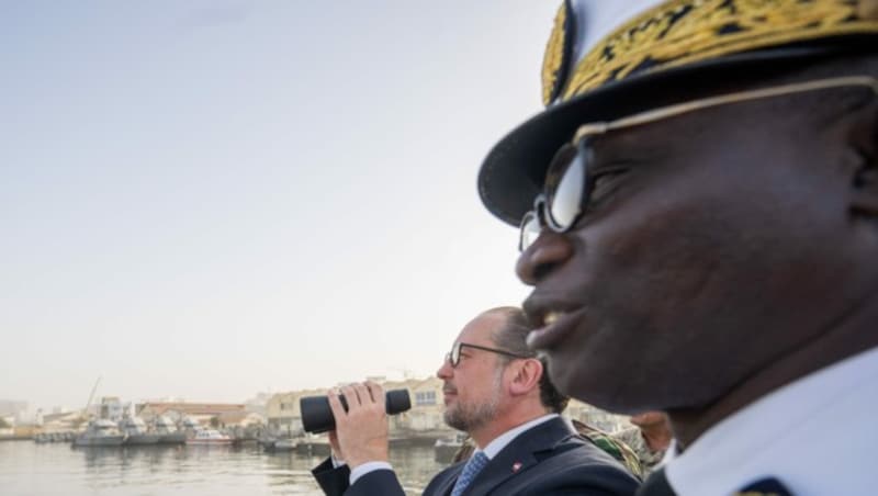 Schallenberg im Senegal (Bild: APA/BMEIA/MICHAEL GRUBER)