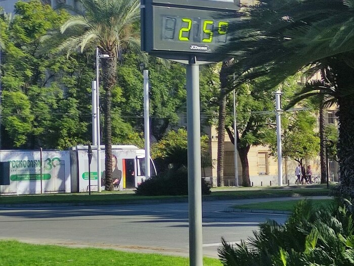 Auch im spanischen Sevilla haben sich die hohen Temperaturen im Vorfeld angekündigt, wie ein ...