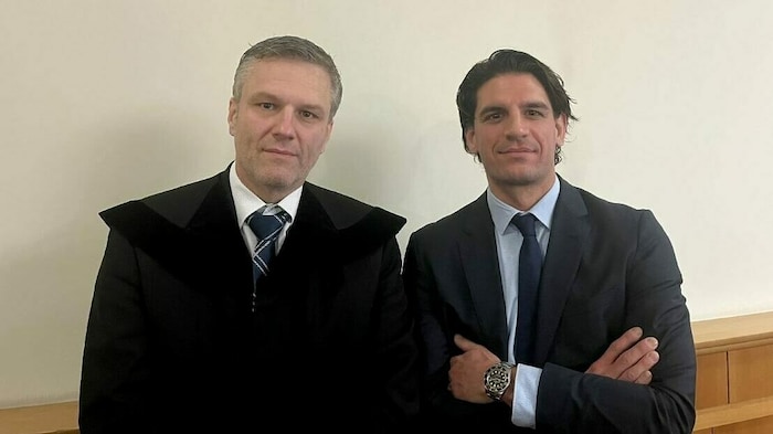Manfred Arbacher-Stöger und Lukas Hruby verteidigen im Wiener Landesgericht.