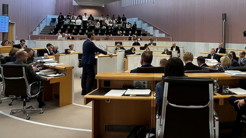 The Vorarlberg state parliament in Bregenz. (Bild: SoS)