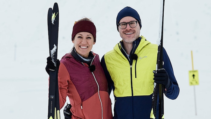 Ski- und Langlauf-Schüler Manuel Kelemen hat in Bianca Schwarzjirg seine Meisterin gefunden.