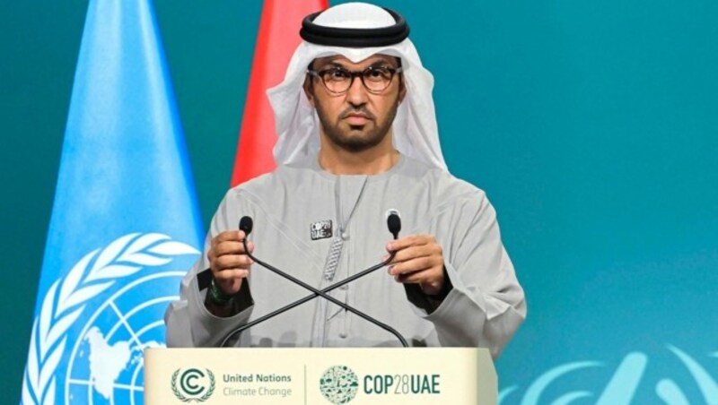 COP-Präsident Sultan Achmed Al Jaber (Bild: AFP)