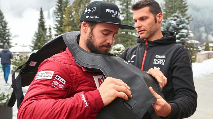 Daniel Hemetsberger relies on the airbag.