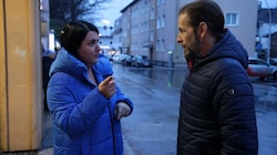 Marco Stöllinger und Daniela Ivakovic kämpfen an vorderster Front gegen das Verkehrschaos. (Bild: Tröster Andreas)