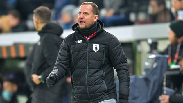 Thomas Sageder (LASK-Trainer) (Bild: GEPA)