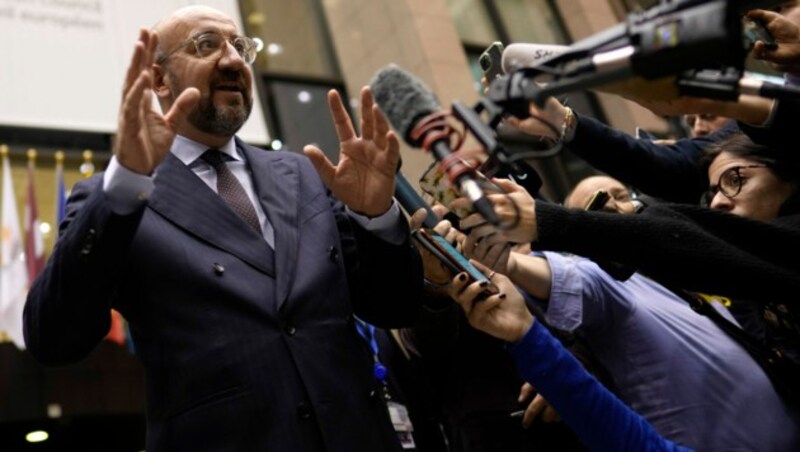 EU-Ratspräsident Charles Michel (Bild: The Associated Press)