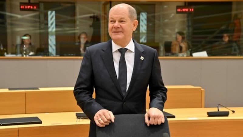 Deutschlands Kanzler Scholz (Bild: AFP/Miguel Medina)