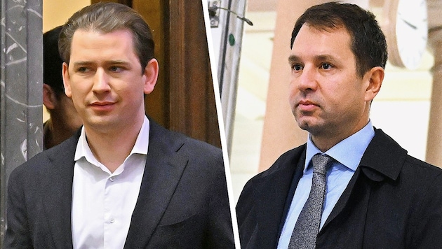 Thomas Schmid has revised his statements several times. The lawyers of former Chancellor Sebastian Kurz are pouncing on this fact. (Bild: APA/HELMUT FOHRINGER, Krone KREATIV)