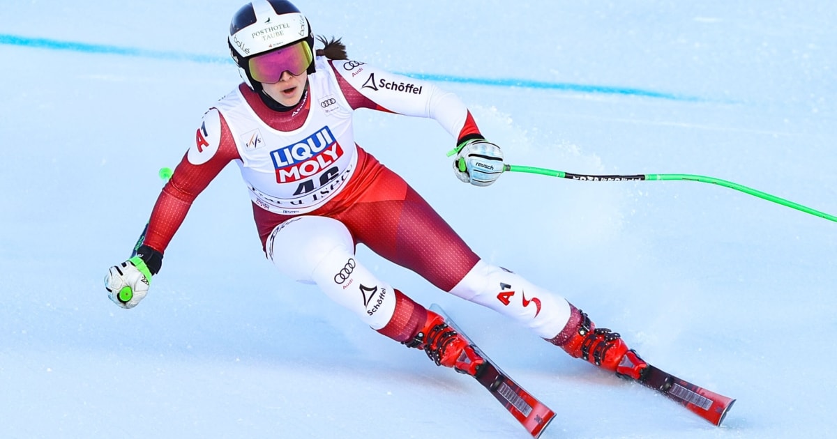 Nicht einzuholen Emily Schöpf ist die Beste in der ECAbfahrt krone.at