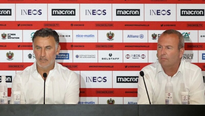 Christophe Galtier (links) und Julien Fournier (Bild: AFP or licensors)
