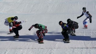 Alessandro „Izz“ Hämmerle setzte sich in Cervinia im Fotofinish durch, holte sich seinen 16. Weltcupsieg. (Bild: Pentaphoto)