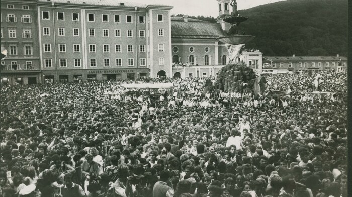 Unvergessen: Austropop-Star Falco lockte 25.000 Fans auf den Residenzplatz