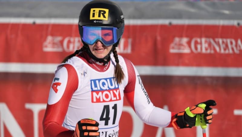 Michelle Niederwieser bestritt in Val d‘Isère ihre erste Weltcupabfahrt. (Bild: GEPA pictures)