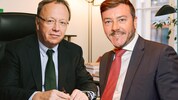 Im engen Austausch: Insolvenzverwalter Christof Stapf, Immobilienspekulant René Benko