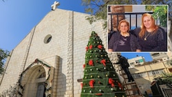 Nahida und ihre Tochter Samar wurden von einem israelischen Scharfschützen erschossen. Sie wollten in der Kirche der Heiligen Familie in Gaza Stadt Zuflucht suchen. (Bild: AFP, twitter.com/hammam_therapy)