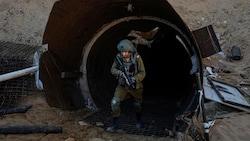 Im Norden des Gazastreifens wurde ein großes Tunnelsystem entdeckt. (Bild: AP)