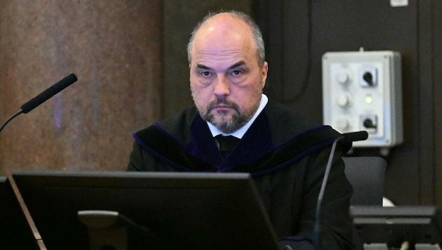 Soudce Michael Radasztics v procesu s bývalým kancléřem Kurzem. (Bild: APA/Helmut Fohringer)