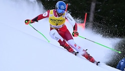 Marco Schwarz raste in Alta Badia auf den zweiten Platz! (Bild: APA/AFP/TIZIANA FABI)