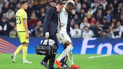 David Alaba verletzte sich im Dress von Real Madrid schwer am Knie. (Bild: EPA)