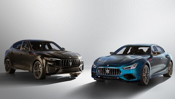 Maserati Levante V8 Ultima (links) und Ghibli 334 Ultima