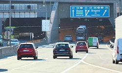 Im Amraser Tunnel bei Innsbruck kam es zum Unfall.