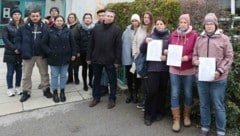 Erster kleiner Erfolg für die Kindergarten-Eltern in Guntramsdorf (NÖ) nach dem „Krone“-Bericht über ihre Revolte. (Bild: Judt Reinhard)