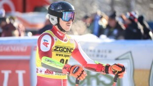 Patrick Feurstein ist nach dem Alta Badia-Doppel leicht angeschlagen. (Bild: Christof Birbaumer/Kronenzeitung)