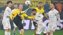Dortmund zeigte im Duell mit Mainz ein weiteres Mal Nerven ... (Bild: AFP )